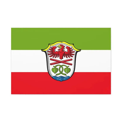Flag of Miesbach Germany - Canvas Wall Art - The Sticker Space