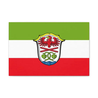 Flag of Miesbach Germany - Canvas Wall Art - The Sticker Space