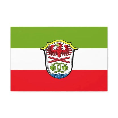 Flag of Miesbach Germany - Canvas Wall Art - The Sticker Space