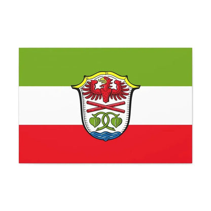 Flag of Miesbach Germany - Canvas Wall Art - The Sticker Space