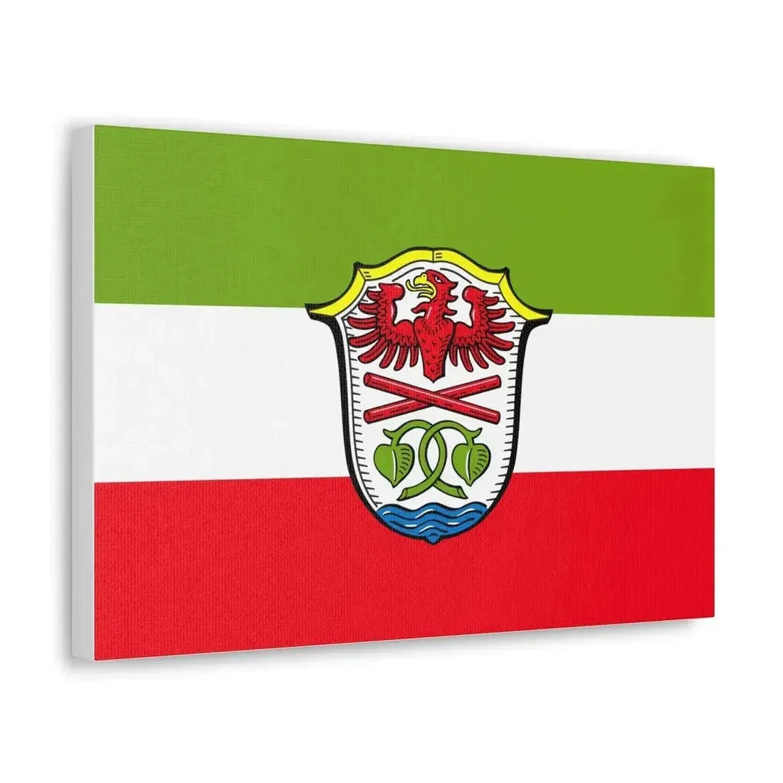 Flag of Miesbach Germany - Canvas Wall Art - The Sticker Space