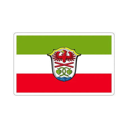 Flag of Miesbach Germany STICKER Vinyl Die-Cut Decal 4 Inch - The Sticker Space