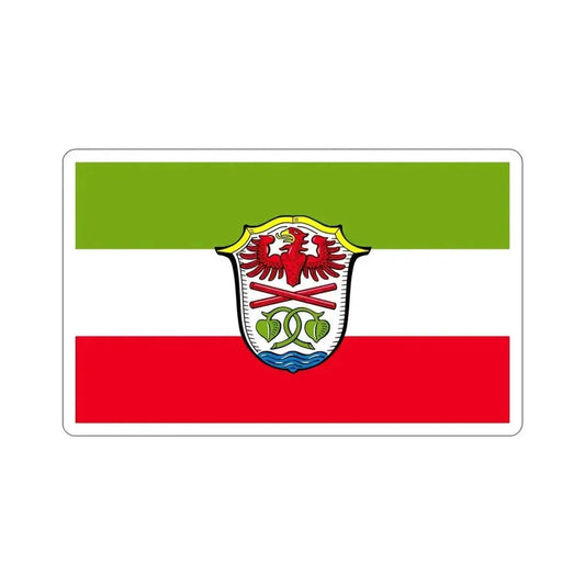 Flag of Miesbach Germany STICKER Vinyl Die-Cut Decal 6 Inch - The Sticker Space