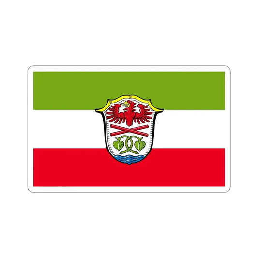 Flag of Miesbach Germany STICKER Vinyl Die-Cut Decal 6 Inch - The Sticker Space