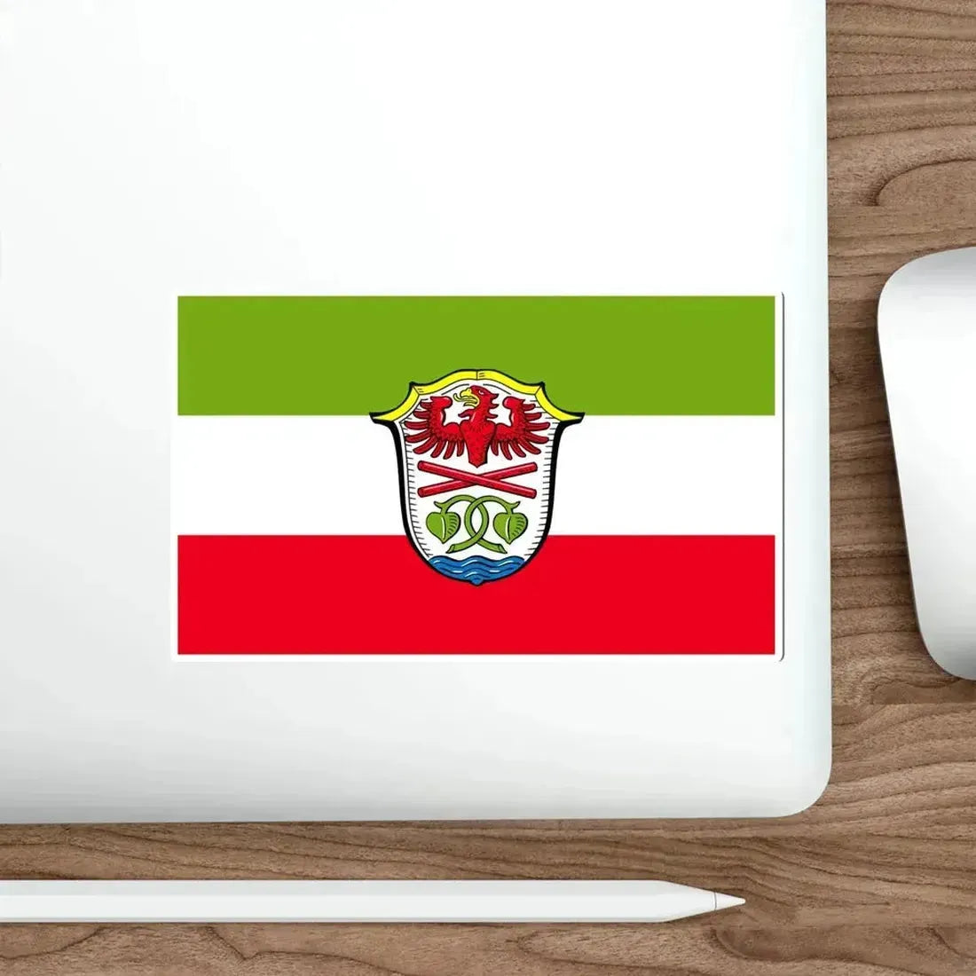 Flag of Miesbach Germany STICKER Vinyl Die-Cut Decal - The Sticker Space
