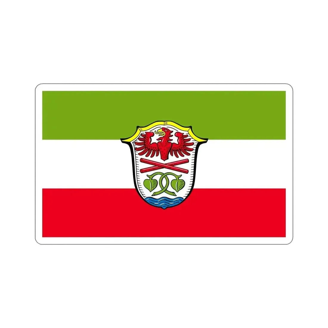 Flag of Miesbach Germany STICKER Vinyl Die-Cut Decal - The Sticker Space