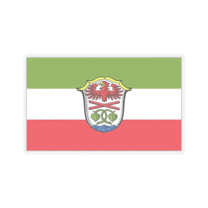 Flag of Miesbach Germany - STICKER Vinyl Kiss-Cut Decal 2 Inch Transparent - The Sticker Space