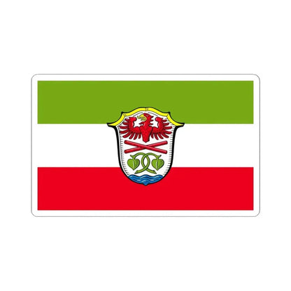 Flag of Miesbach Germany - STICKER Vinyl Kiss-Cut Decal 6 Inch White - The Sticker Space