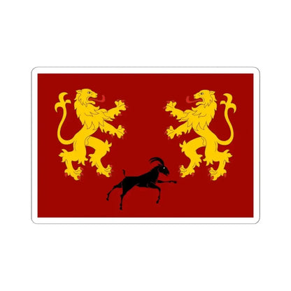 Flag of Mihranids (Azerbaijan) STICKER Vinyl Kiss-Cut Decal 6 Inch White - The Sticker Space