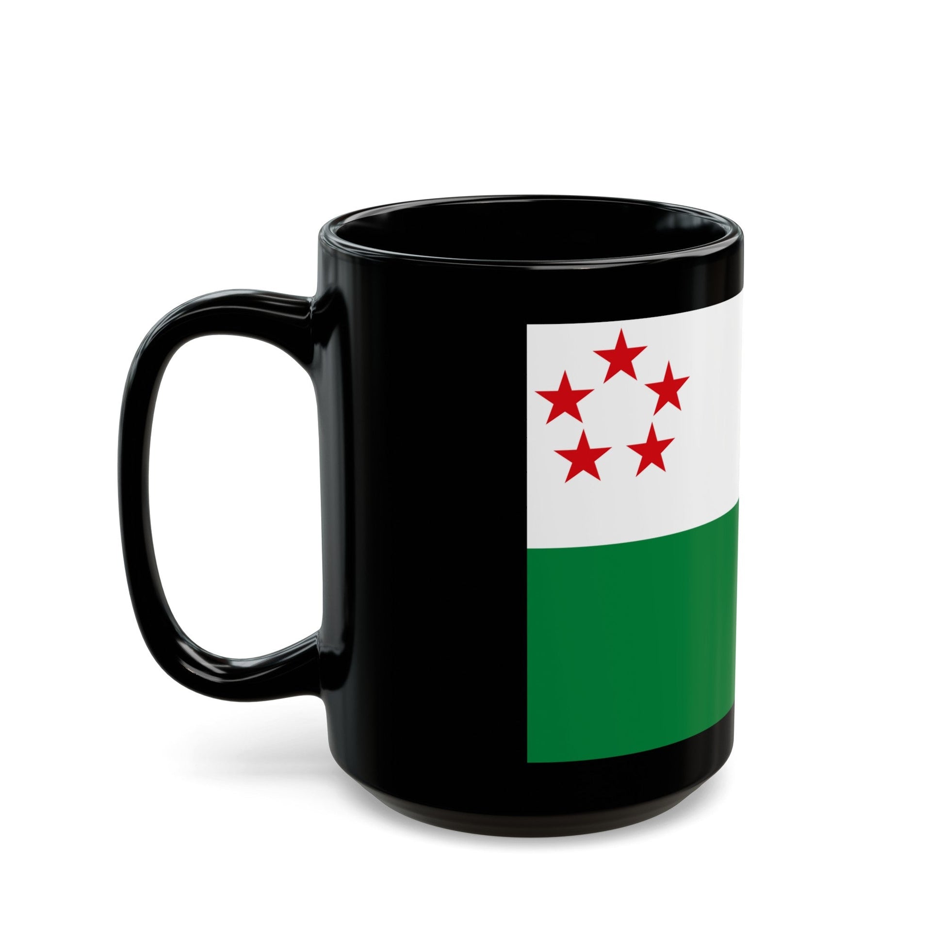 Flag of Milagro Ecuador - Black Coffee Mug-The Sticker Space