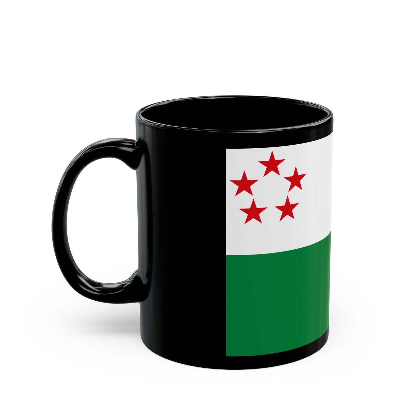 Flag of Milagro Ecuador - Black Coffee Mug-The Sticker Space