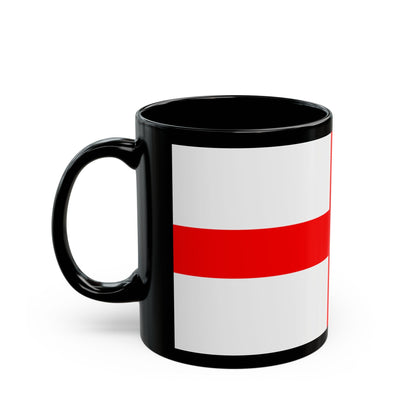 Flag of Milan Italy - Black Coffee Mug-The Sticker Space