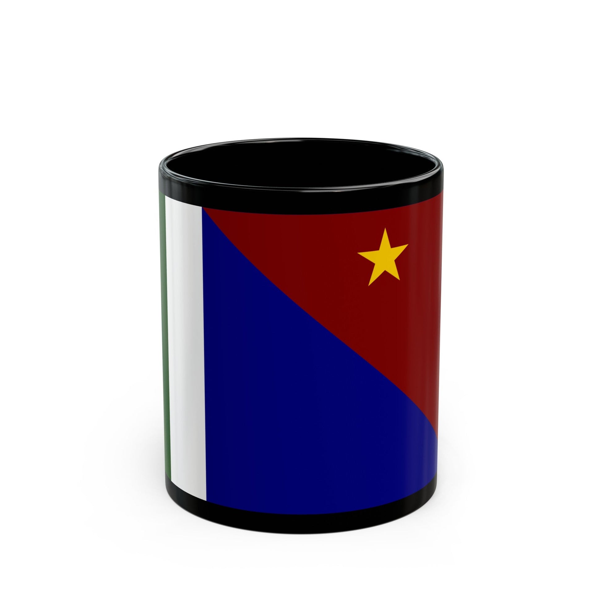 Flag of Milne Bay Papa New Guinea - Black Coffee Mug-11oz-The Sticker Space