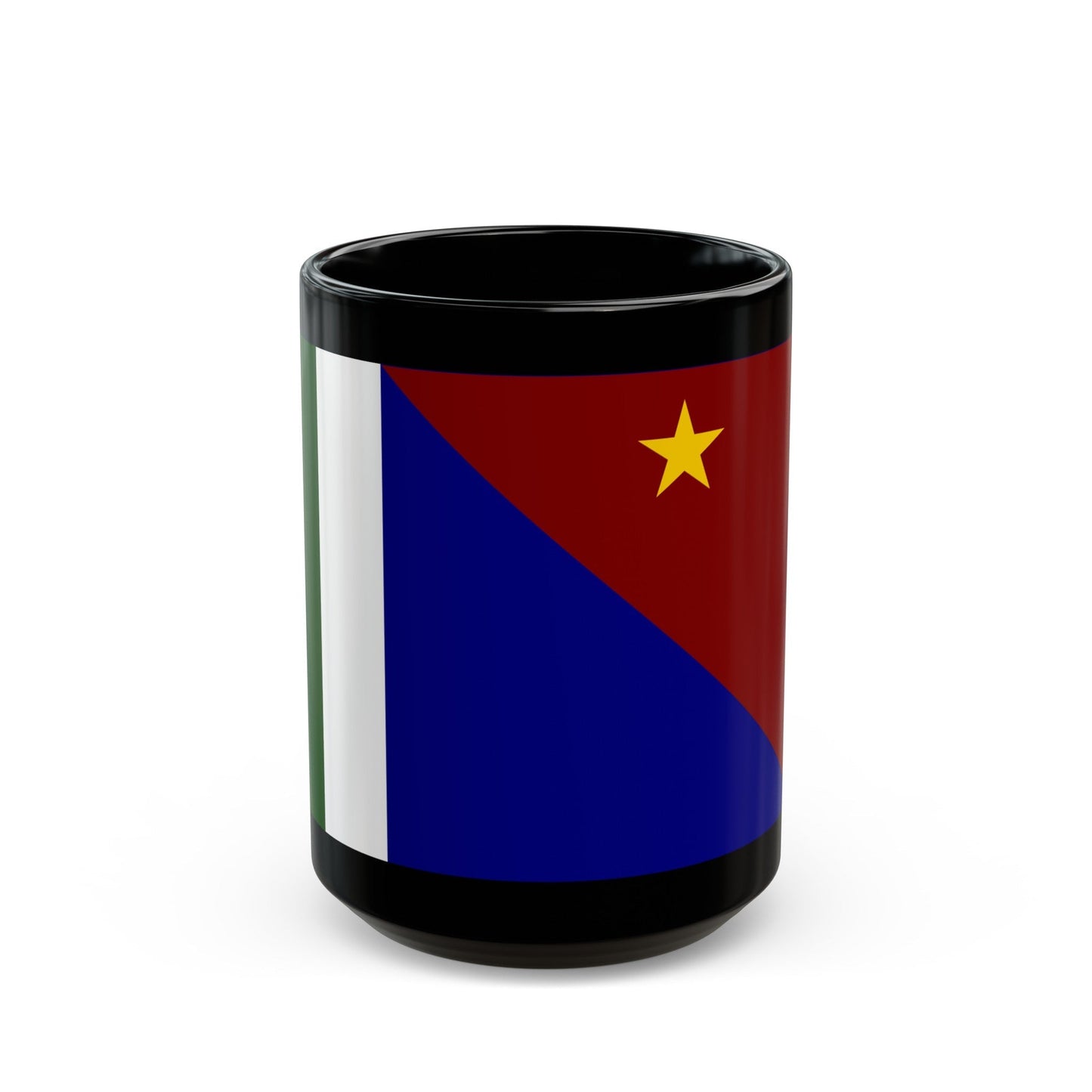 Flag of Milne Bay Papa New Guinea - Black Coffee Mug-15oz-The Sticker Space