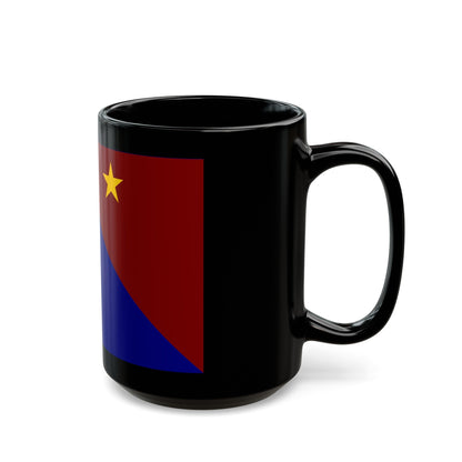 Flag of Milne Bay Papa New Guinea - Black Coffee Mug-The Sticker Space