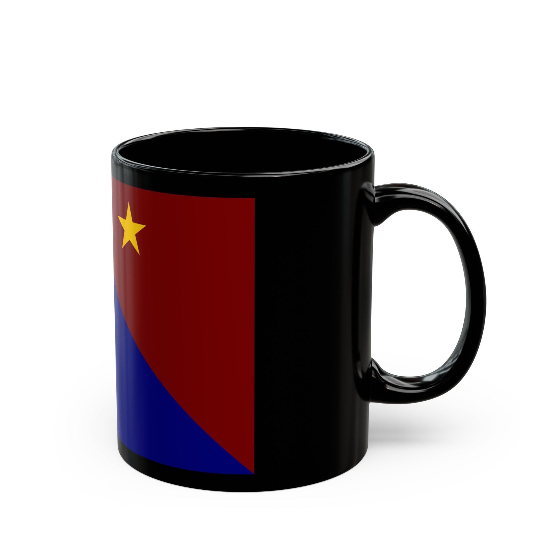 Flag of Milne Bay Papa New Guinea - Black Coffee Mug-The Sticker Space