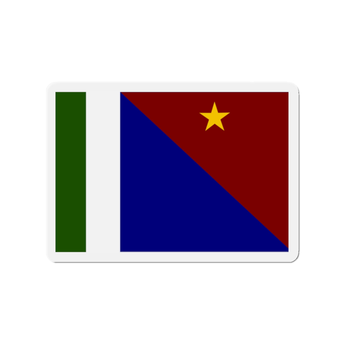 Flag of Milne Bay Papa New Guinea - Die-Cut Magnet-2" x 2"-The Sticker Space