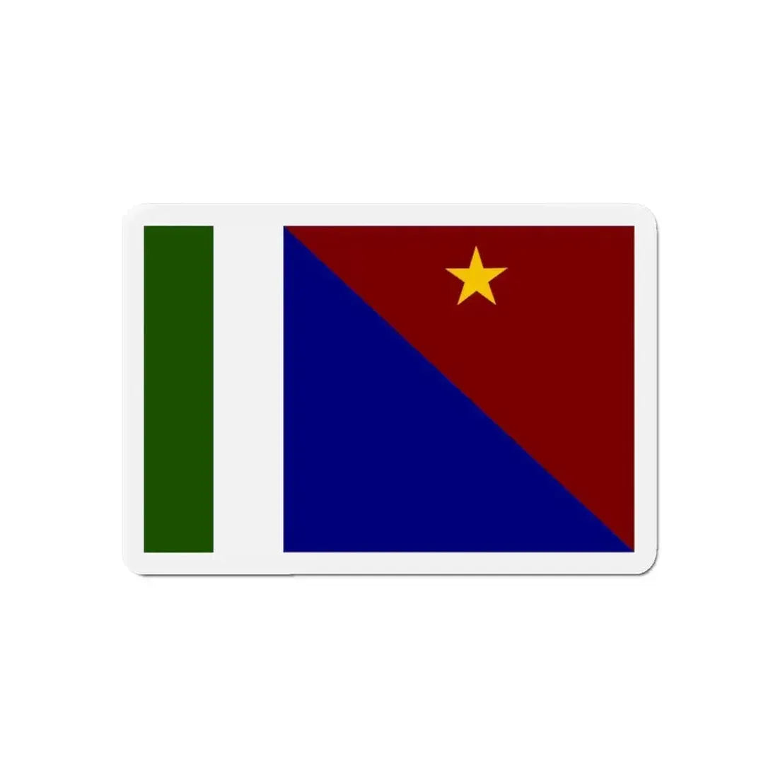 Flag of Milne Bay Papa New Guinea - Refrigerator Magnet - The Sticker Space