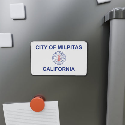 Flag of Milpitas California - Die-Cut Magnet-The Sticker Space