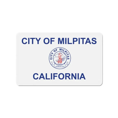 Flag of Milpitas California - Refrigerator Magnet - The Sticker Space