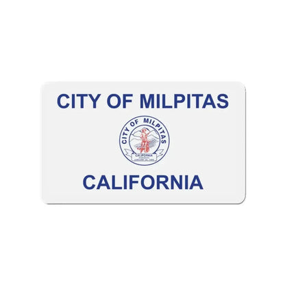 Flag of Milpitas California - Refrigerator Magnet - The Sticker Space