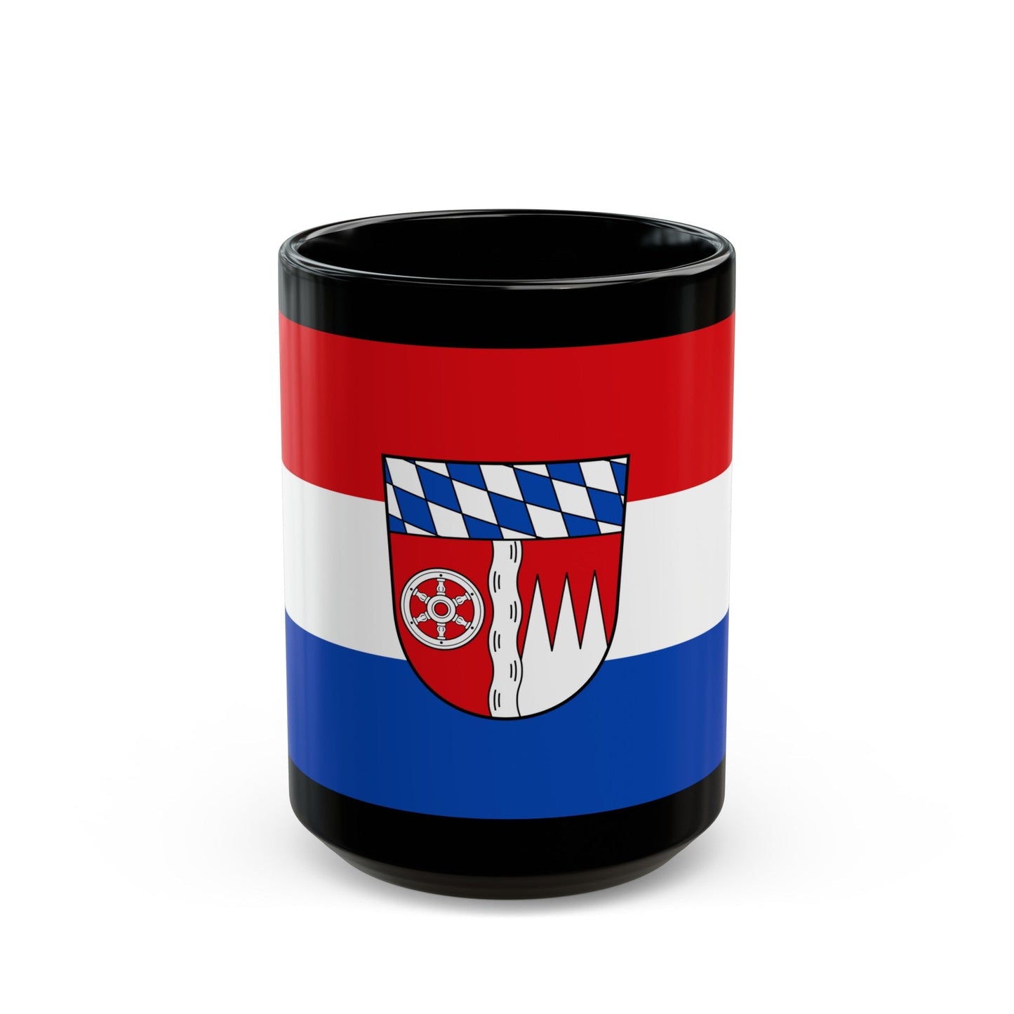 Flag of Miltenberg Germany - Black Coffee Mug-15oz-The Sticker Space