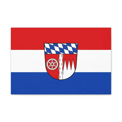 Flag of Miltenberg Germany - Canvas Wall Art 18″ x 12″ 1.25" - The Sticker Space