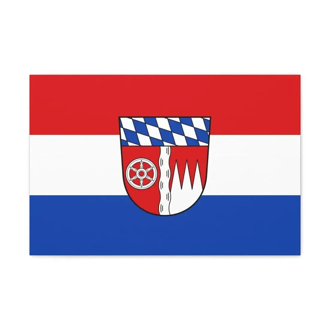 Flag of Miltenberg Germany - Canvas Wall Art - The Sticker Space