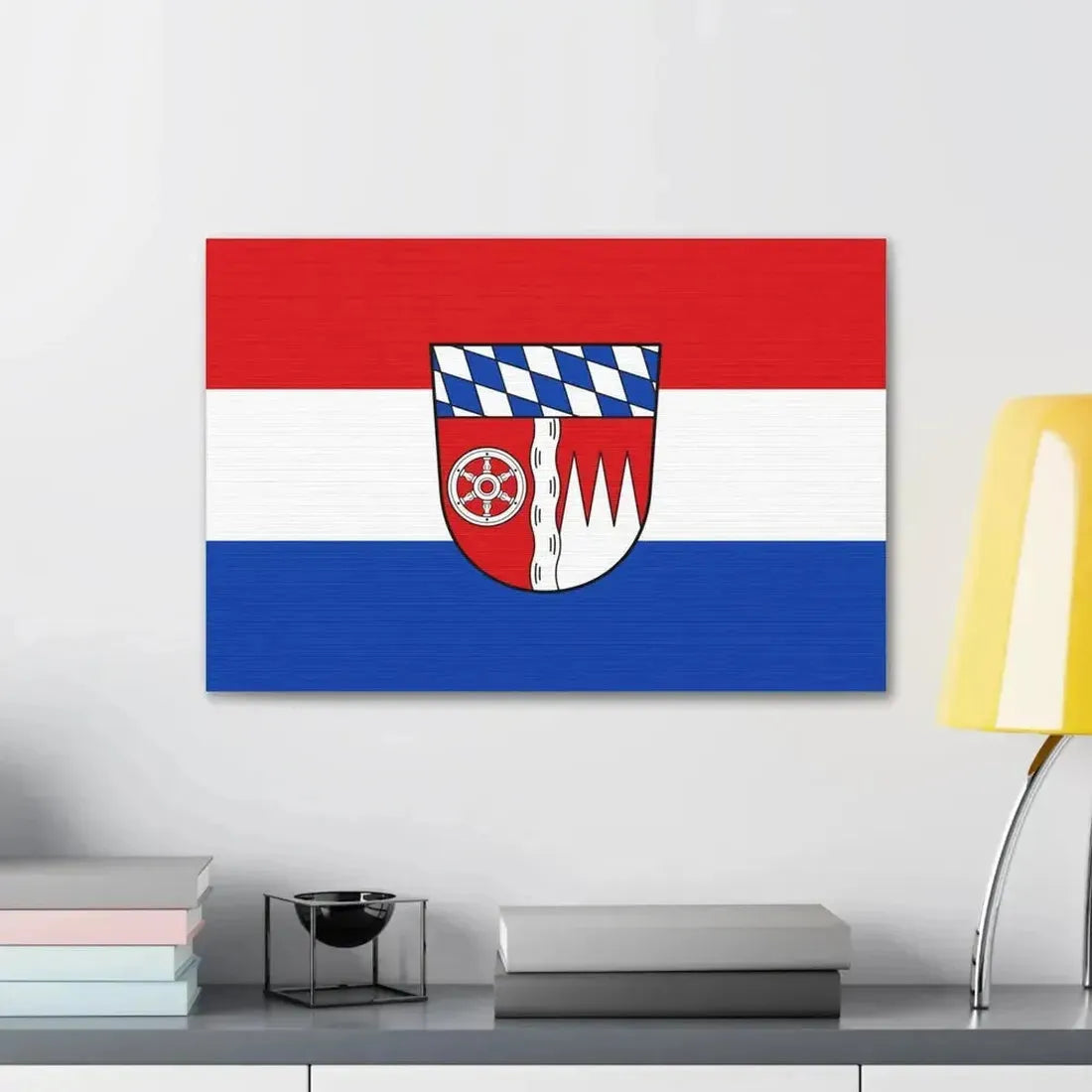 Flag of Miltenberg Germany - Canvas Wall Art - The Sticker Space