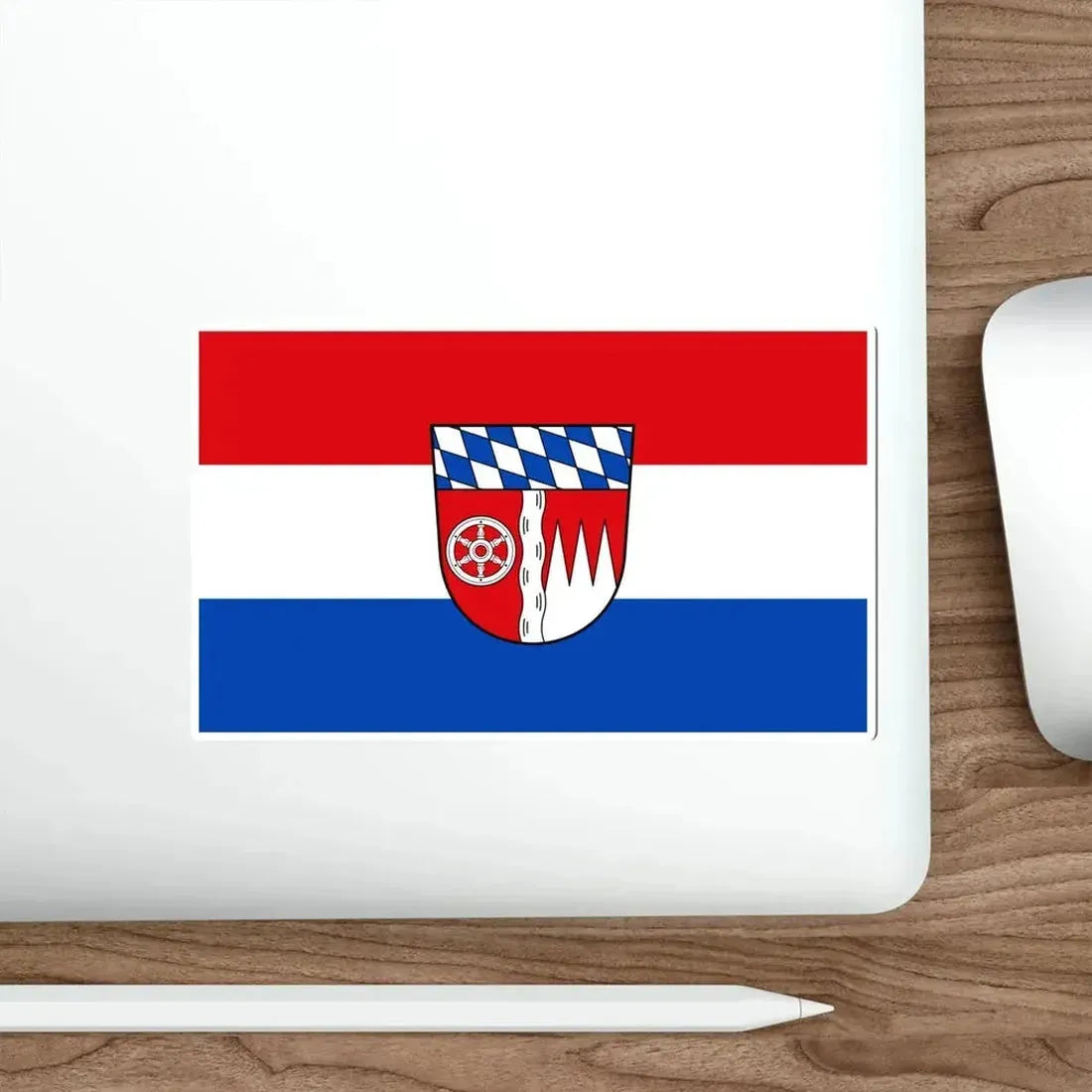 Flag of Miltenberg Germany STICKER Vinyl Die-Cut Decal - The Sticker Space