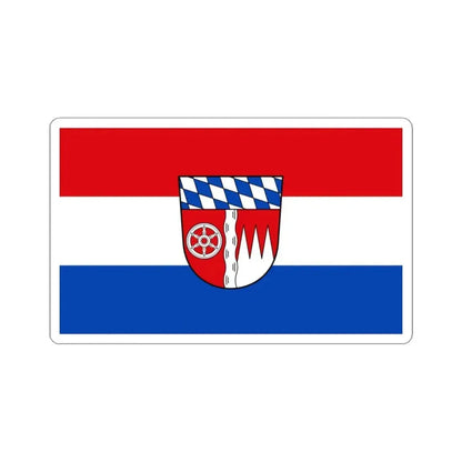 Flag of Miltenberg Germany - STICKER Vinyl Kiss-Cut Decal 3 Inch White - The Sticker Space