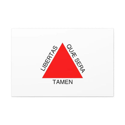 Flag of Minas Gerais Brazil - Canvas Wall Art 36" x 24" 1.25" - The Sticker Space