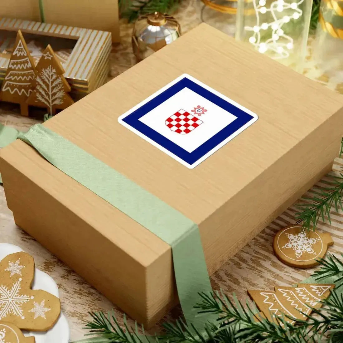 Flag of Minister in Independent State of Croatia (Croatia) STICKER Vinyl Kiss-Cut Decal - The Sticker Space