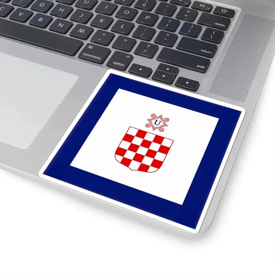 Flag of Minister in Independent State of Croatia (Croatia) STICKER Vinyl Kiss-Cut Decal - The Sticker Space