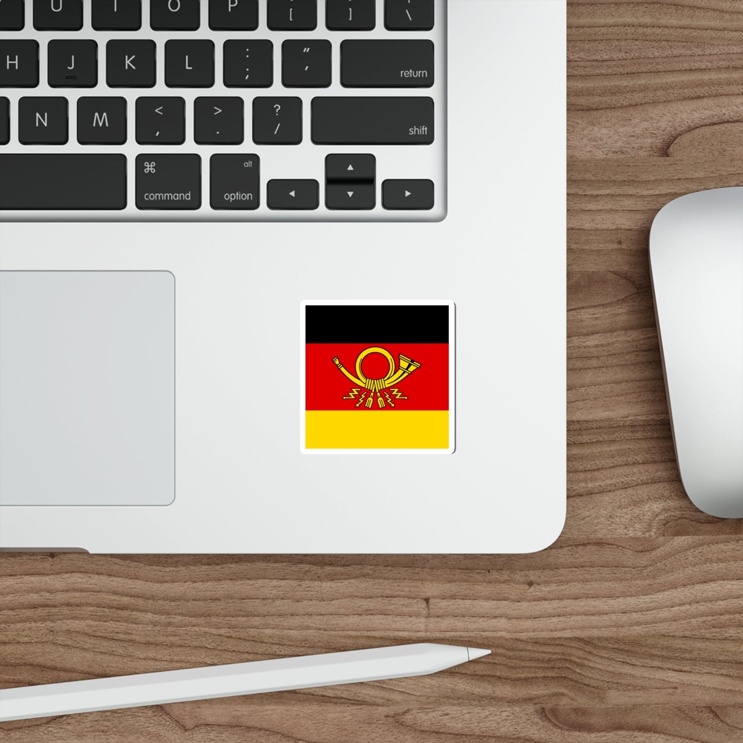 Flag of Minister of Deutsche Bundespost Germany STICKER Vinyl Die-Cut Decal-The Sticker Space