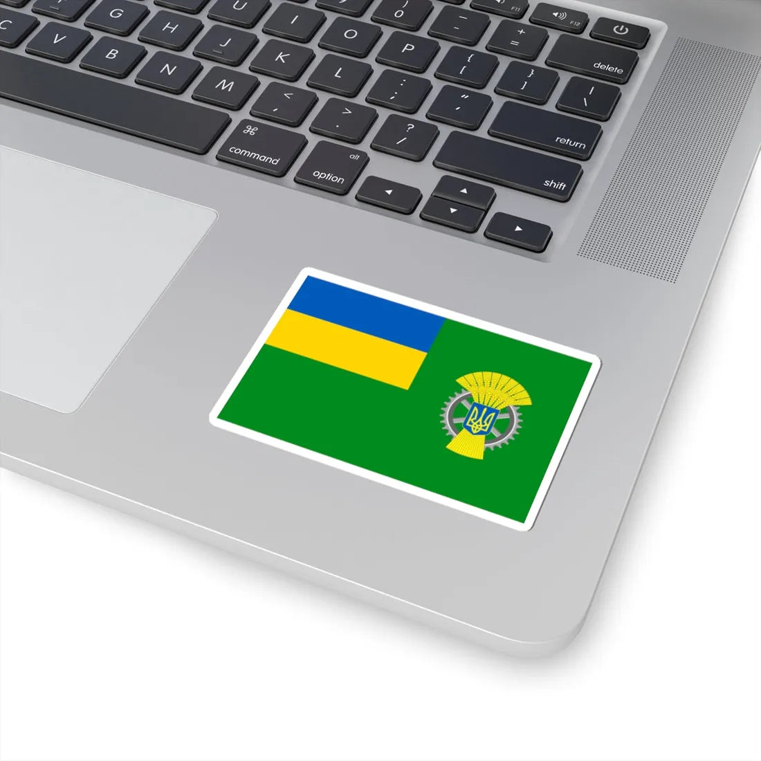 Flag of Ministry of Agrarian Policy and Food of Ukraine (Ukraine) STICKER Vinyl Kiss-Cut Decal - The Sticker Space
