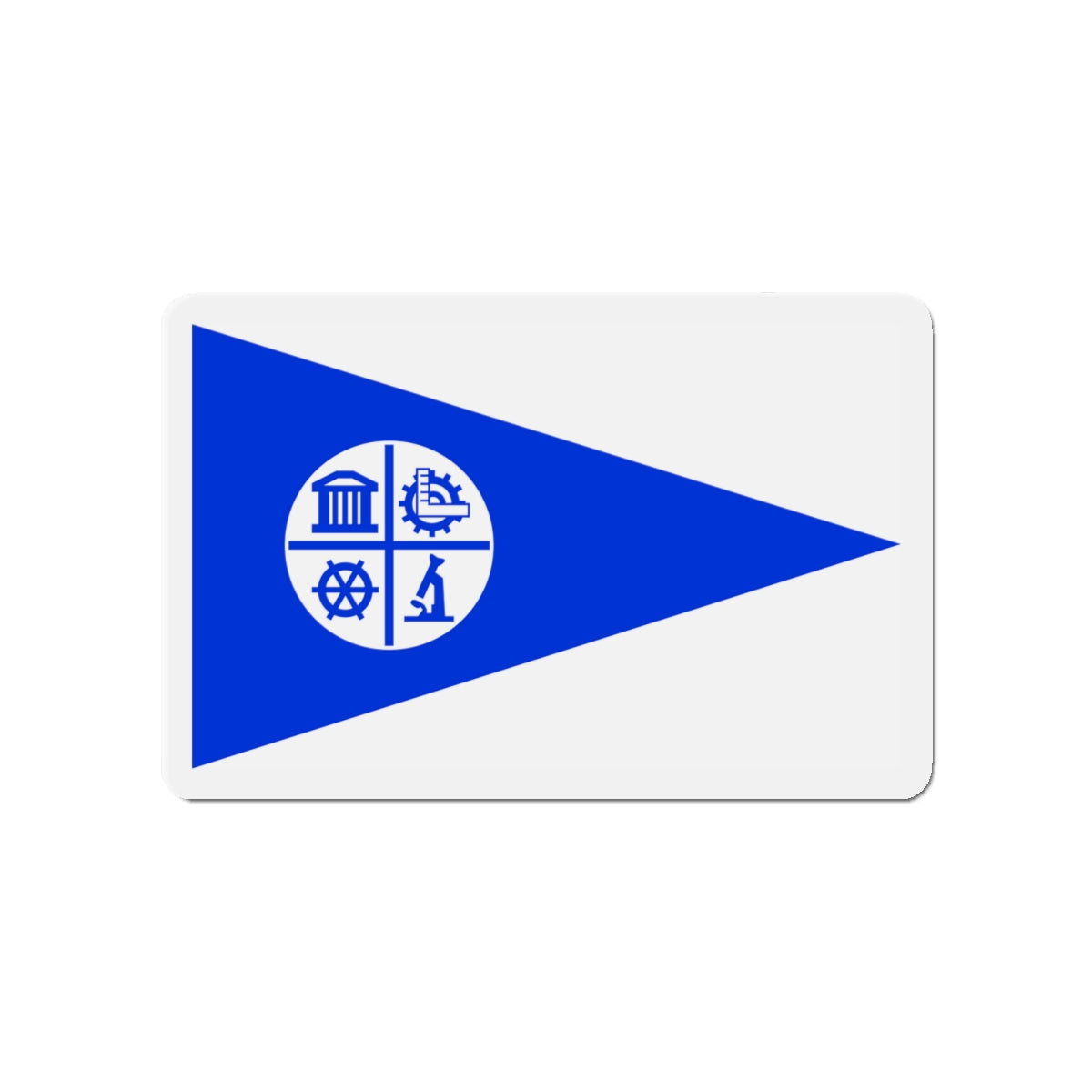 Flag of Minneapolis - Die-Cut Magnet-4" x 4"-The Sticker Space