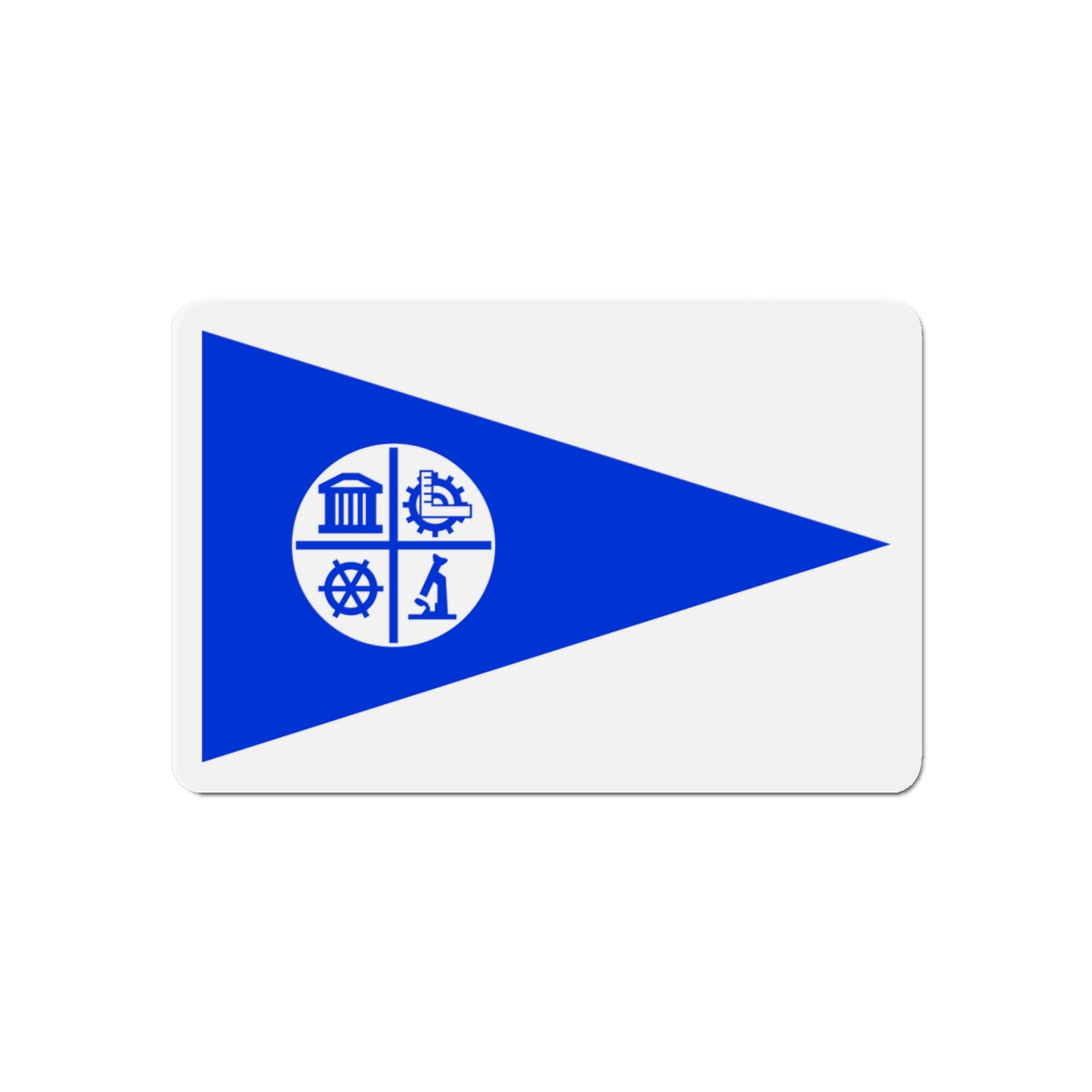 Flag of Minneapolis - Die-Cut Magnet-6 × 6"-The Sticker Space