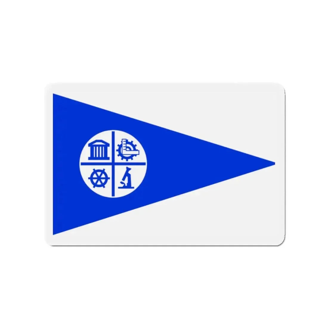 Flag of Minneapolis - Refrigerator Magnet 2 Inch - The Sticker Space