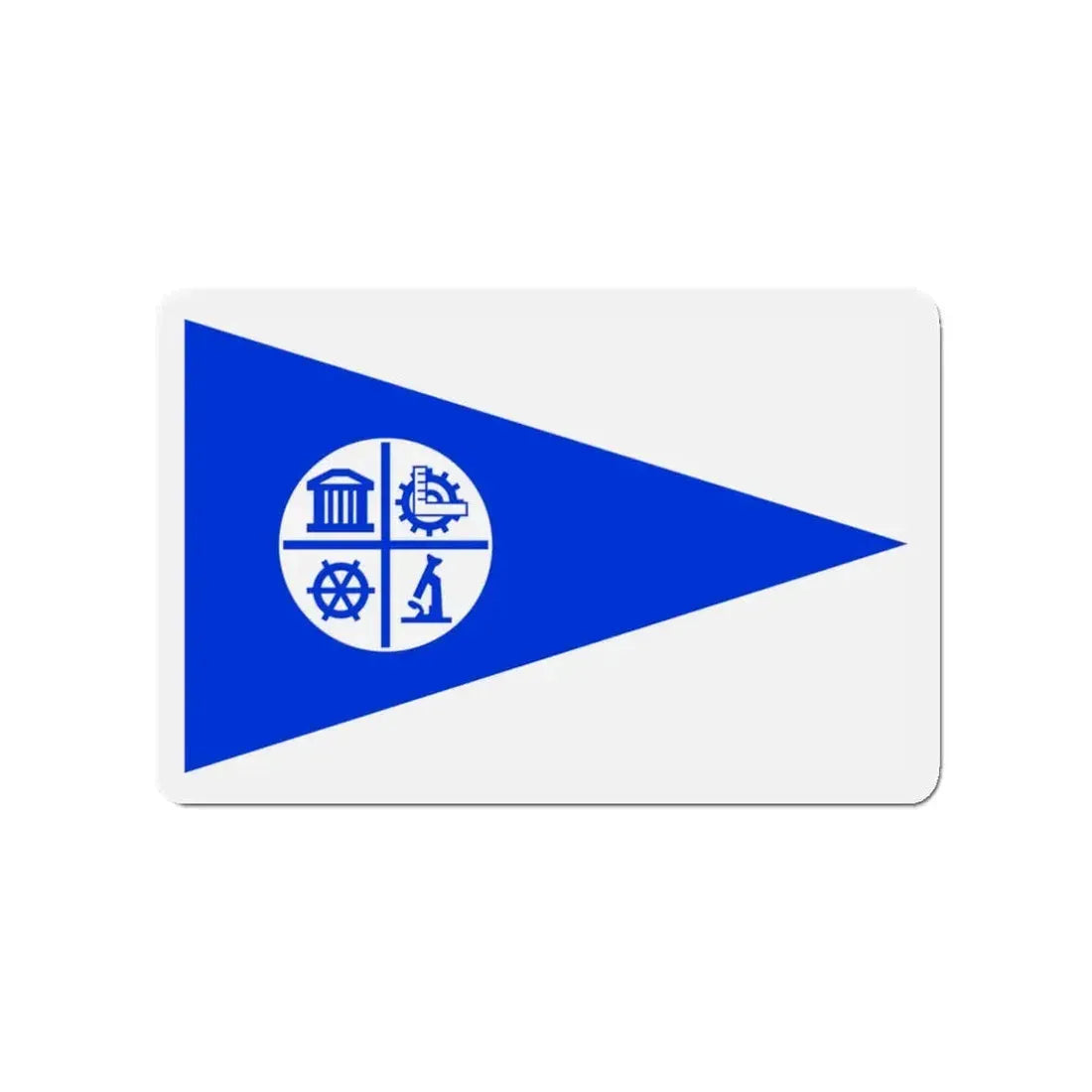 Flag of Minneapolis - Refrigerator Magnet 3 Inch - The Sticker Space