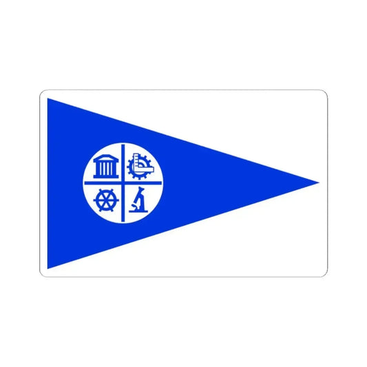 Flag of Minneapolis - STICKER Vinyl Kiss-Cut Decal 2 Inch White - The Sticker Space