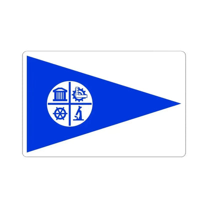 Flag of Minneapolis - STICKER Vinyl Kiss-Cut Decal 4 Inch White - The Sticker Space