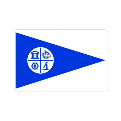 Flag of Minneapolis - STICKER Vinyl Kiss-Cut Decal 6 Inch White - The Sticker Space