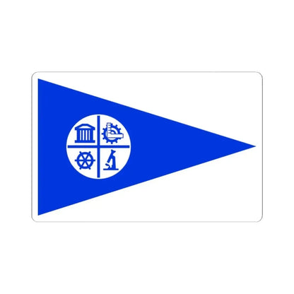 Flag of Minneapolis (United States) STICKER Vinyl Kiss-Cut Decal 2 Inch White - The Sticker Space