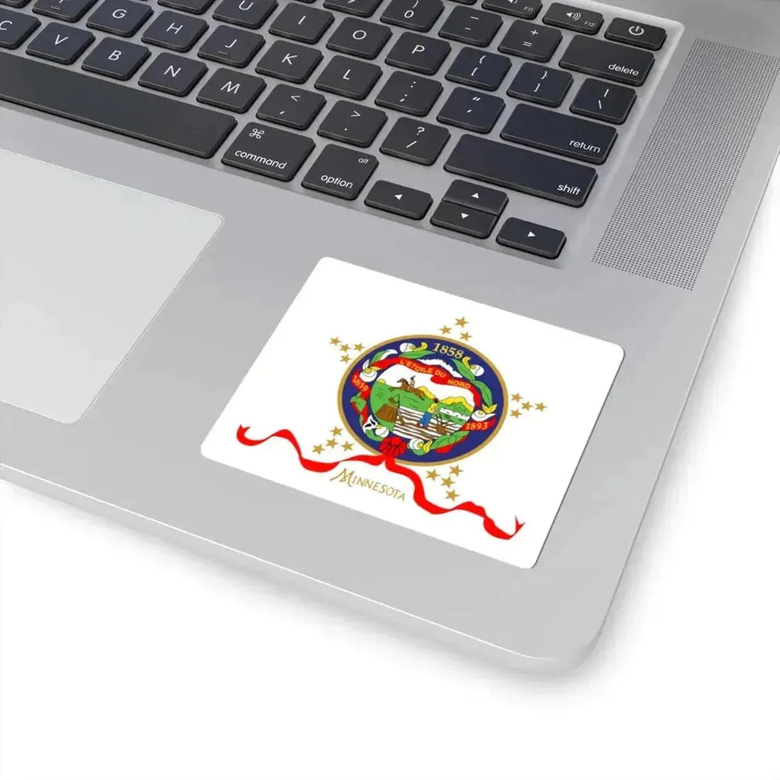 Flag of Minnesota 1893-1957 (United States) STICKER Vinyl Kiss-Cut Decal - The Sticker Space