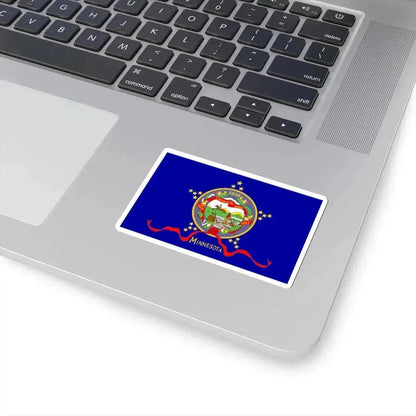 Flag of Minnesota 1893 (United States) STICKER Vinyl Kiss-Cut Decal - The Sticker Space