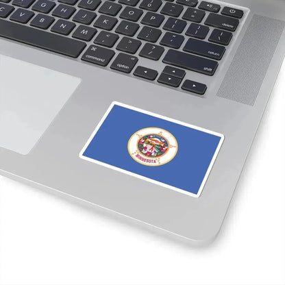 Flag of Minnesota 1983-2024 (United States) STICKER Vinyl Kiss-Cut Decal - The Sticker Space
