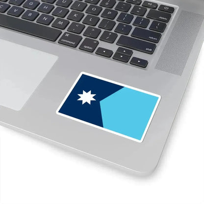 Flag of Minnesota 3-2 (United States) STICKER Vinyl Kiss-Cut Decal - The Sticker Space