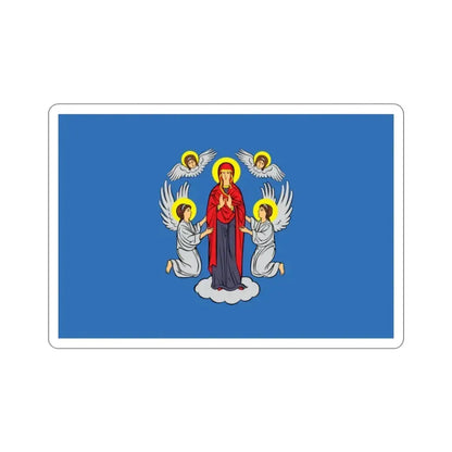 Flag of Minsk  Miensk Russia STICKER Vinyl Die-Cut Decal 2 Inch - The Sticker Space