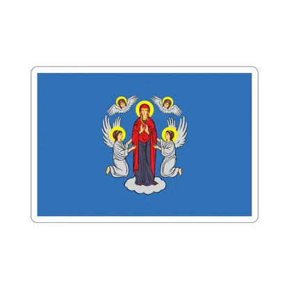 Flag of Minsk  Miensk Russia STICKER Vinyl Die-Cut Decal 3 Inch - The Sticker Space